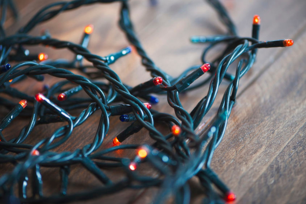 old Christmas lights